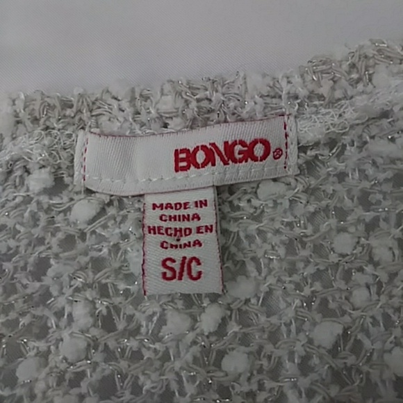 NWT Bongo Cream Color Sweater - Picture 2 of 2